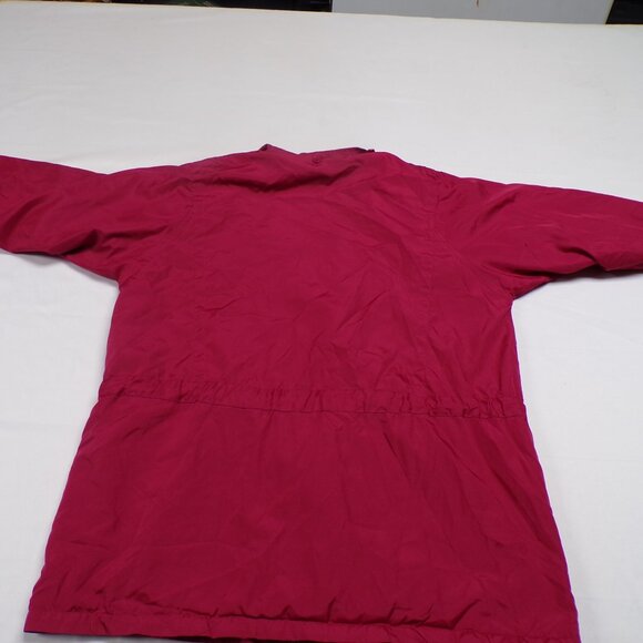 VINTAGE LADIES RED PARKA COAT - Picture 2 of 9